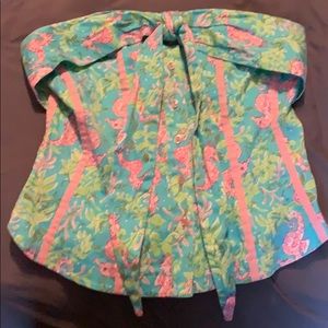 Bamboo Traders Strapless Top